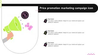 Price Promotion Marketing Campaign Icon