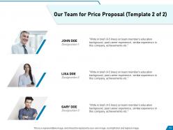 Price proposal powerpoint presentation slides