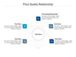 Price quality relationship ppt powerpoint presentation gallery file formats cpb