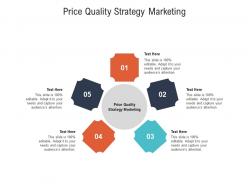 Price quality strategy marketing ppt powerpoint presentation professional information cpb