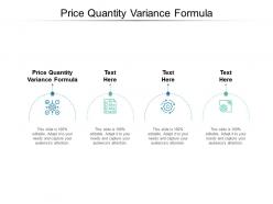 Price quantity variance formula ppt powerpoint presentation inspiration design inspiration cpb