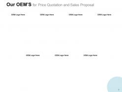 Price quotation and sales proposal powerpoint presentation slides
