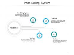 Price selling system ppt powerpoint presentation portfolio templates cpb
