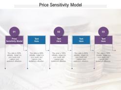 Price sensitivity model ppt powerpoint presentation pictures structure cpb