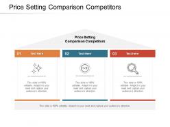 Price setting comparison competitors ppt powerpoint presentation gallery pictures cpb