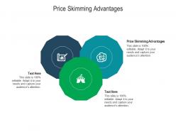 Price skimming advantages ppt powerpoint presentation infographic template skills cpb