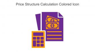 Price Structure Calculation Colored Icon In Powerpoint Pptx Png And Editable Eps Format