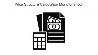 Price Structure Calculation Monotone Icon In Powerpoint Pptx Png And Editable Eps Format