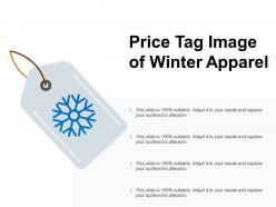 Price Tag Image Of Winter Apparel