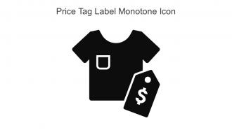 Price Tag Label Monotone Icon In Powerpoint Pptx Png And Editable Eps Format