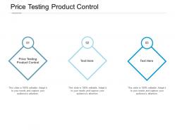 Price testing product control ppt powerpoint presentation file example cpb