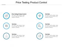 Price testing product control ppt powerpoint presentation model influencers cpb