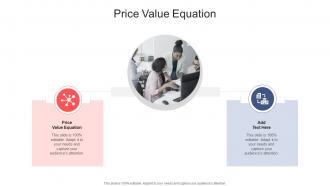Price Value Equation In Powerpoint And Google Slides Cpb