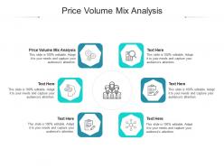 Price volume mix analysis ppt powerpoint presentation styles clipart images cpb