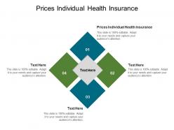 Prices individual health insurance ppt powerpoint presentation show slide portrait cpb