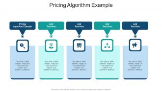 Pricing Algorithm Example In Powerpoint And Google Slides Cpb
