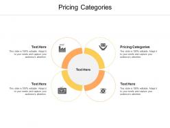 Pricing categories ppt powerpoint presentation professional graphics tutorials cpb
