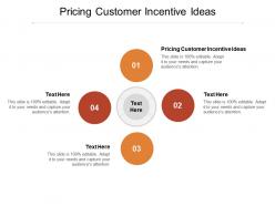 Pricing customer incentive ideas ppt powerpoint presentation inspiration vector cpb