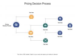 Pricing decision process ppt powerpoint presentation show maker cpb