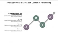 Pricing deposits based total customer relationship ppt powerpoint presentation gallery portfolio cpb