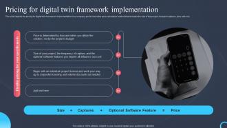 Pricing For Digital Twin Framework Implementation Process Digital Twin
