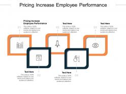 Pricing increase employee performance ppt infographic template slideshow cpb