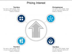 Pricing interest ppt powerpoint presentation icon background images cpb