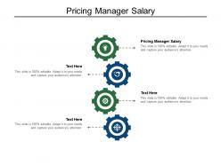 Pricing manager salary ppt powerpoint presentation infographic template graphics tutorials cpb