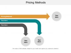 Pricing methods ppt powerpoint presentation inspiration deck cpb
