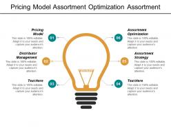 Pricing model assortment optimization assortment strategy distributor management cpb