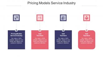Pricing Models Service Industry In Powerpoint And Google Slides Cpb