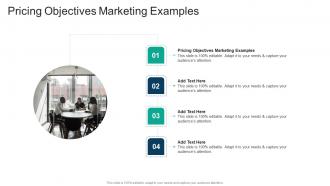 Pricing Objectives Marketing Examples In Powerpoint And Google Slides Cpb