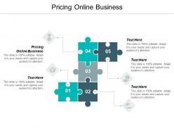 Pricing online business ppt powerpoint presentation professional backgrounds cpb