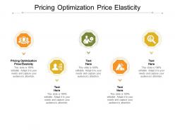 Pricing optimization price elasticity ppt powerpoint presentation infographic template aids cpb