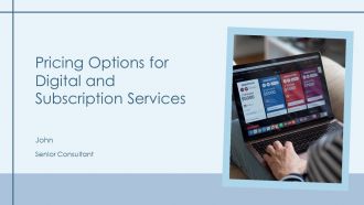 Pricing Options For Digital And Subscription Services PPT Example AT
