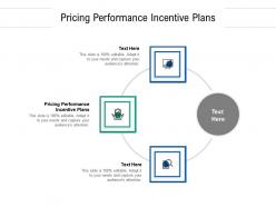 Pricing performance incentive plans ppt powerpoint presentation slides diagrams cpb