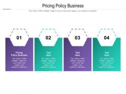 Pricing policy business ppt powerpoint presentation professional objects cpb