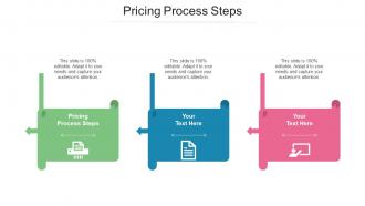 Pricing Process Steps Ppt Powerpoint Presentation Layouts Template Cpb