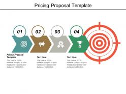 Pricing proposal template ppt powerpoint presentation model templates cpb