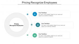 Pricing recognize employees ppt powerpoint presentation model mockup cpb