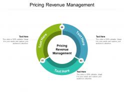 Pricing revenue management ppt powerpoint presentation pictures show cpb