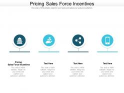 Pricing sales force incentives ppt powerpoint presentation outline graphic tips cpb