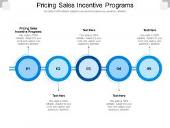 Pricing sales incentive programs ppt powerpoint presentation pictures outfit cpb