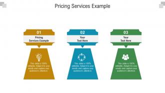 Pricing services example ppt powerpoint presentation portfolio clipart images cpb