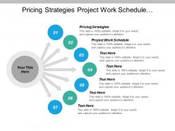 Pricing strategies project work schedule performance gap analysis cpb