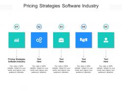 Pricing strategies software industry ppt powerpoint presentation file good cpb