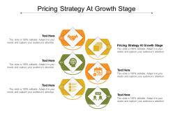 Pricing strategy at growth stage ppt powerpoint presentation inspiration model cpb