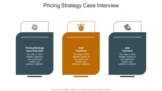 Pricing Strategy Case Interview In Powerpoint And Google Slides Cpb