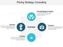 Pricing strategy consulting ppt powerpoint presentation styles brochure cpb