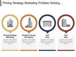 Pricing strategy marketing problem solving techniques productivity enhancement